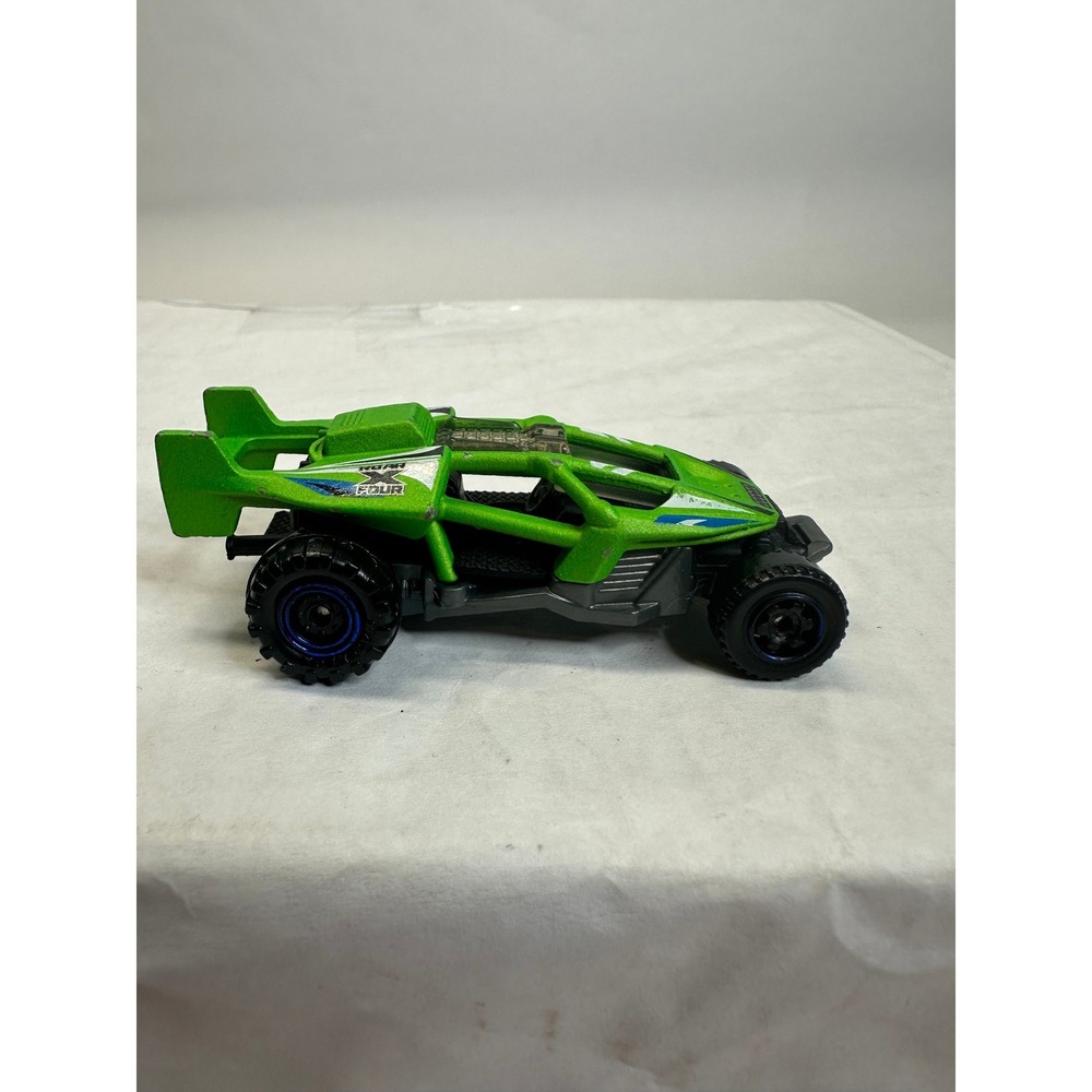 Green Roar by Four Buggy Toy Car‎ Diecast Mattel 2014